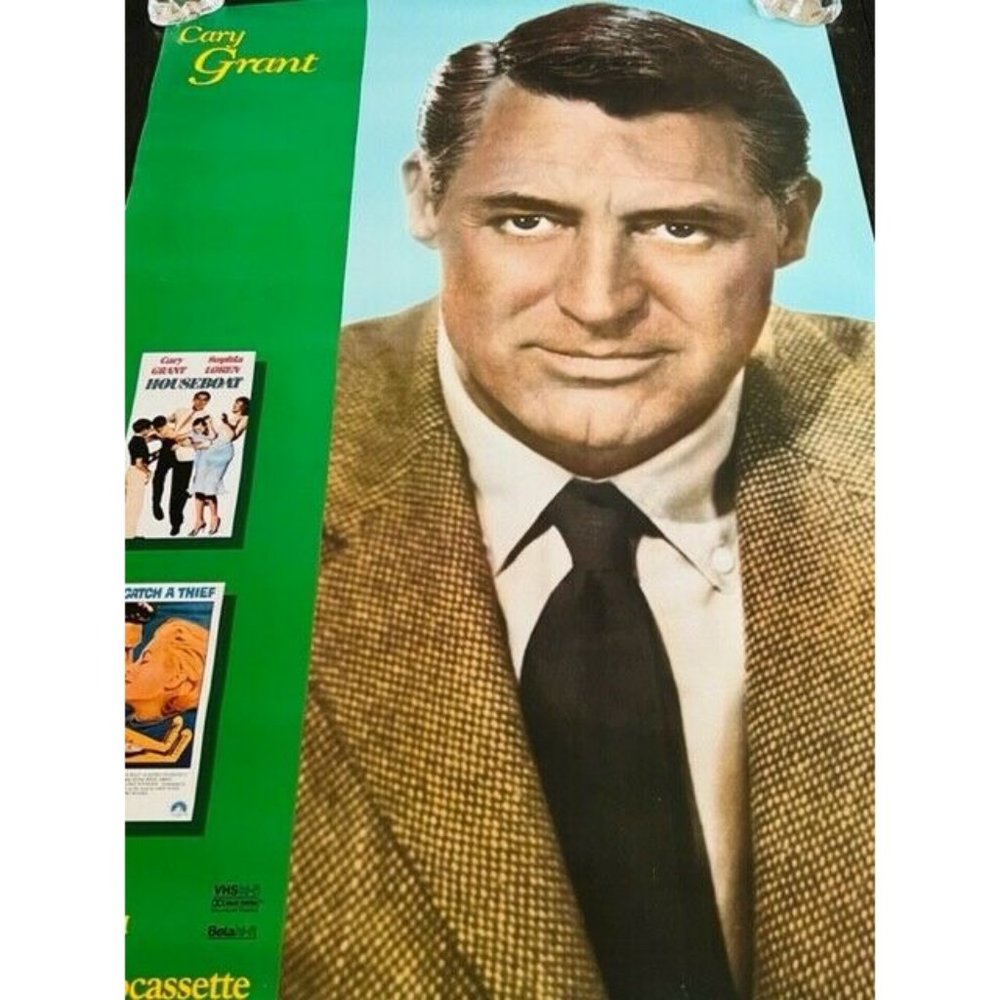 Movie Theater Cinema Poster vtg Lobby Card Cary Grant Catch Thief Advertisement